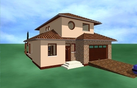 "Annamari" 243 m2-es mediterrán családi ház